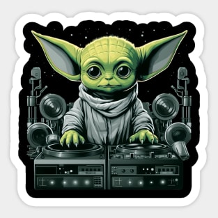 Baby dj. Sticker